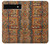 S4079 トライバル幾何学柄 Tribal Geometric Ethnic Pattern Google Pixel 6a バックケース、フリップケース・カバー
