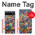 S4085 宇宙船サイケアート Cosmic Spaceship Psychedelic Art Google Pixel 6a バックケース、フリップケース・カバー