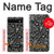 S4101 モンスター柄 Cute Cartoon Monster Pattern Google Pixel 6a バックケース、フリップケース・カバー