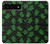 S4087 かわいいおばけ柄 Cute Green Ghost Cartoon Pattern Google Pixel 6 バックケース、フリップケース・カバー