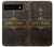 S4109 アンティーク聖書風表紙 Vintage Antique Bible Book Cover Art Google Pixel 6 バックケース、フリップケース・カバー