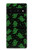 S4087 かわいいおばけ柄 Cute Green Ghost Cartoon Pattern Google Pixel 6 Pro バックケース、フリップケース・カバー
