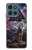 S4110 オオカミと古代紋章 Mystic Wolf Ancient Symbol Artwork Motorola Moto G (2026), G Play (2026) バックケース、フリップケース・カバー
