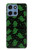 S4087 かわいいおばけ柄 Cute Green Ghost Cartoon Pattern Motorola Moto G 5G (2025) バックケース、フリップケース・カバー