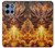 S4090 炎のドラゴンアート Epic Fire Dragon Fantasy Illustration Motorola Moto G 5G (2025) バックケース、フリップケース・カバー