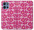 S4097 ピンク花柄 Pink Floral Seamless Pattern Design Motorola Moto G 5G (2025) バックケース、フリップケース・カバー