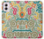 S4078 カラフル落書き柄 Abstract Colorful Doodle Pattern Motorola Moto G Power 5G (2024) バックケース、フリップケース・カバー