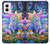 S4088 幻想キツネ精霊 Fantasy Fox Spirit Magical Artwork Motorola Moto G Power 5G (2024) バックケース、フリップケース・カバー