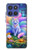 S4088 幻想キツネ精霊 Fantasy Fox Spirit Magical Artwork Motorola Moto G Stylus 5G (2025,2026), Edge 60 Stylus バックケース、フリップケース・カバー