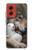 S4089 オオカミと子羊 Gentle Wolf And Lamb Friendship Art Motorola Moto G Stylus 5G (2024) バックケース、フリップケース・カバー