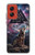 S4110 オオカミと古代紋章 Mystic Wolf Ancient Symbol Artwork Motorola Moto G Stylus 5G (2024) バックケース、フリップケース・カバー