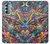 S4085 宇宙船サイケアート Cosmic Spaceship Psychedelic Art Motorola Moto G Stylus 5G (2022) バックケース、フリップケース・カバー