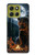 S4095 森のクマ幻想画 Majestic Bear Indian Wilderness Art Motorola Moto G86 バックケース、フリップケース・カバー