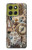 S4100 レトロ科学コラージュ Vintage Scientific Discovery Collage Motorola Moto G86 バックケース、フリップケース・カバー