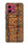 S4079 トライバル幾何学柄 Tribal Geometric Ethnic Pattern Motorola Moto G84 バックケース、フリップケース・カバー