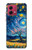 S4081 幻想銀河夜空アート Dreamy Spiral Galaxy Night Sky Art Motorola Moto G84 バックケース、フリップケース・カバー