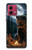 S4095 森のクマ幻想画 Majestic Bear Indian Wilderness Art Motorola Moto G84 バックケース、フリップケース・カバー