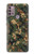 S4091 デジタル迷彩柄 Green Digital Camouflage Pattern Motorola Moto G30, G20, G10 バックケース、フリップケース・カバー