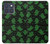 S4087 かわいいおばけ柄 Cute Green Ghost Cartoon Pattern Motorola Edge 70 バックケース、フリップケース・カバー
