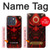 S4099 赤鬼幻想アート Mystic Red Demon Illustration Motorola Edge 70 バックケース、フリップケース・カバー