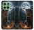 S4095 森のクマ幻想画 Majestic Bear Indian Wilderness Art Motorola Edge 60 バックケース、フリップケース・カバー