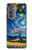 S4081 幻想銀河夜空アート Dreamy Spiral Galaxy Night Sky Art Motorola Edge (2022) バックケース、フリップケース・カバー