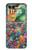 S4085 宇宙船サイケアート Cosmic Spaceship Psychedelic Art Motorola Razr 70+,60+, Razr+ (2026, 2025, 2024) バックケース、フリップケース・カバー