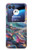 S4084 虹色ファンタジー波 Rainbow Ocean Wave Fantasy Motorola Razr 40 Ultra バックケース、フリップケース・カバー