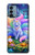 S4088 幻想キツネ精霊 Fantasy Fox Spirit Magical Artwork OnePlus Nord N200 5G バックケース、フリップケース・カバー