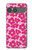 S4097 ピンク花柄 Pink Floral Seamless Pattern Design Sony Xperia 10 VII バックケース、フリップケース・カバー