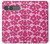 S4097 ピンク花柄 Pink Floral Seamless Pattern Design Sony Xperia 10 VII バックケース、フリップケース・カバー