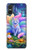 S4088 幻想キツネ精霊 Fantasy Fox Spirit Magical Artwork Sony Xperia 10 VI バックケース、フリップケース・カバー