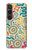 S4078 カラフル落書き柄 Abstract Colorful Doodle Pattern Sony Xperia 1 VI バックケース、フリップケース・カバー