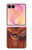 S0603 木材 グラフィックプリント Wood Graphic Printed Samsung Galaxy Z Flip 8 バックケース、フリップケース・カバー