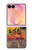 S0929 夜のカフェテラス フィンセント・ファン・ゴッホ Van Gogh Cafe Terrace Samsung Galaxy Z Flip 8 バックケース、フリップケース・カバー