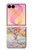 S2450 ブロッサムピンクピーチツリー フィンセント・ファン・ゴッホ Van Gogh Peach Tree Blossom Samsung Galaxy Z Flip 8 バックケース、フリップケース・カバー