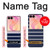 S2767 ネイビーホワイトストライプ Navy White Striped Samsung Galaxy Z Flip 8 バックケース、フリップケース・カバー