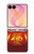 S2839 だるま Japan Daruma Doll Samsung Galaxy Z Flip 8 バックケース、フリップケース・カバー