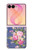 S3265 ヴィンテージ花柄 Vintage Flower Pattern Samsung Galaxy Z Flip 8 バックケース、フリップケース・カバー