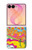 S3407 ヒッピーアート Hippie Art Samsung Galaxy Z Flip 8 バックケース、フリップケース・カバー