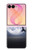 S3510 ドルフィン Dolphin Moon Night Samsung Galaxy Z Flip 8 バックケース、フリップケース・カバー