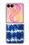 S3671 ブルータイダイ Blue Tie Dye Samsung Galaxy Z Flip 8 バックケース、フリップケース・カバー