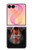 S3848 イギリスの旗の頭蓋骨 United Kingdom Flag Skull Samsung Galaxy Z Flip 8 バックケース、フリップケース・カバー