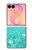 S4066 夏の海のビーチ Summer Ocean Beach Samsung Galaxy Z Flip 8 バックケース、フリップケース・カバー