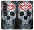 S0223 吸血鬼 スカル タトゥー Vampire Skull Tattoo Samsung Galaxy Z Fold 8 Ultra バックケース、フリップケース・カバー