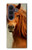 S1595 美しいブラウン馬 Beautiful Brown Horse Samsung Galaxy Z Fold 8 Ultra バックケース、フリップケース・カバー