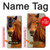S1595 美しいブラウン馬 Beautiful Brown Horse Samsung Galaxy Z Fold 8 Ultra バックケース、フリップケース・カバー