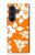 S2245 ハワイのハイビスカスオレンジ柄 Hawaiian Hibiscus Orange Pattern Samsung Galaxy Z Fold 8 Ultra バックケース、フリップケース・カバー