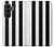 S2297 黒と白の縦縞 Black and White Vertical Stripes Samsung Galaxy Z Fold 8 Ultra バックケース、フリップケース・カバー