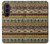 S2860 アステカ ヒッピー柄 Aztec Boho Hippie Pattern Samsung Galaxy Z Fold 8 Ultra バックケース、フリップケース・カバー